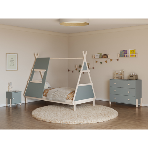 Calicosy - DAPHNE Bed - Naturel - 104,6x219,4x159,3 cm