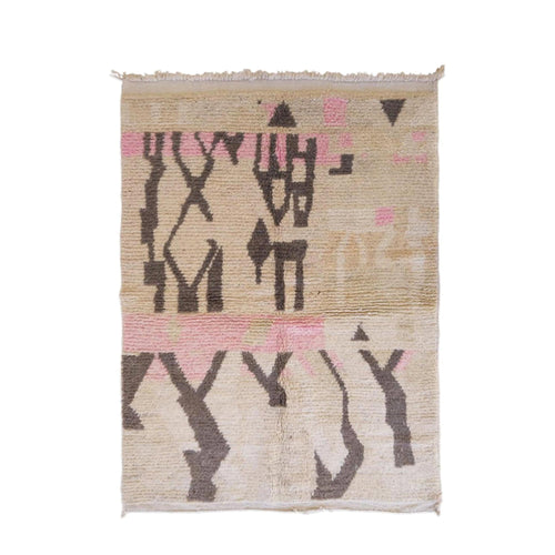 AFK Living vloerkleed Berber - handgemaakt - Wol - 131 x 200 cm - vtwonen shop