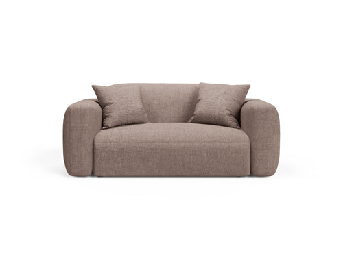 Cosmopolitan Design Modulaire bank Strino 2-zits, structurele stof cappuccino - 98x180x78cm