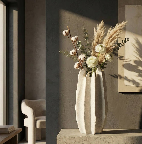 Mauro Ferretti vaas - 23x50 cm - beige