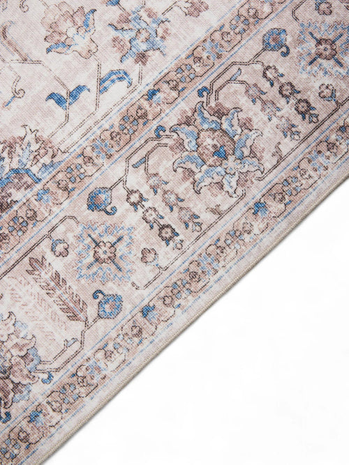 benuta wasbaar vloerkleed Laury - beige - 300x400 cm