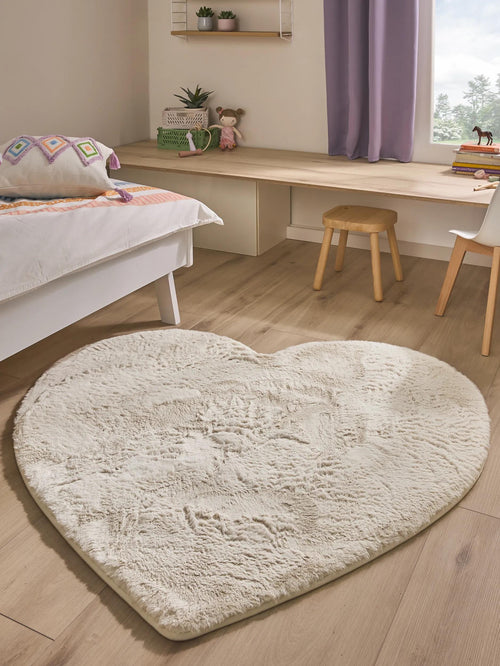 benuta wasbaar kindervloerkleed Dave - crème - 115x120 cm
