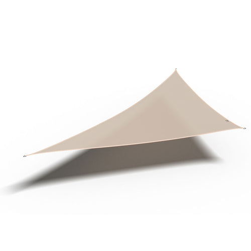 Platinum schaduwdoek Coolfit driehoek 90° gebroken wit 5.0x5.0x7.1m - vtwonen shop