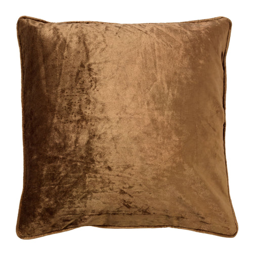 CHLOE | sierkussen 50x50 cm | Tobacco Brown | bruin | Hoii | met duurzame kussenvulling