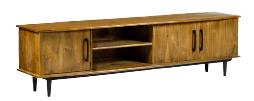 Livingfurn tv-meubel Elias - 200cm - mangohout - vtwonen shop