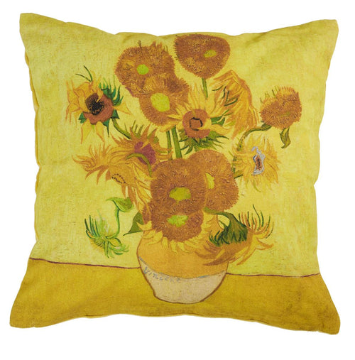 Beddinghouse x Van Gogh Museum decoratiekussen Sunflower - 45x45 cm - geel - vtwonen shop