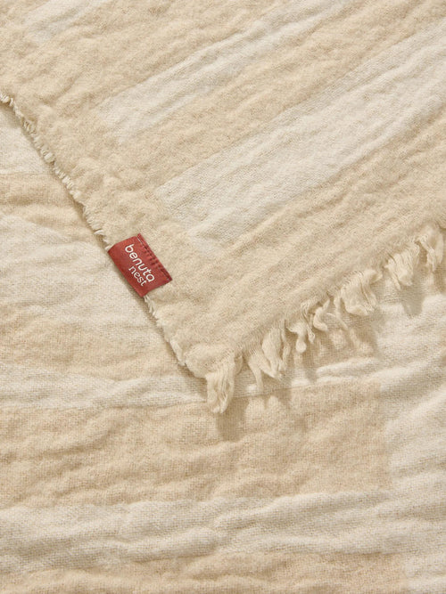 benuta deken Jana - créme/beige - 130x180 cm