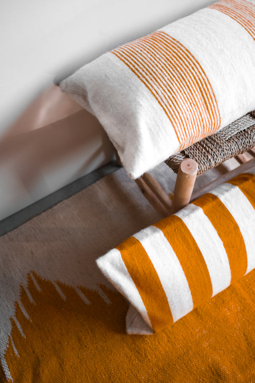 Household Hardware - kussen - Handgemaakt- Mosterd - vtwonen shop