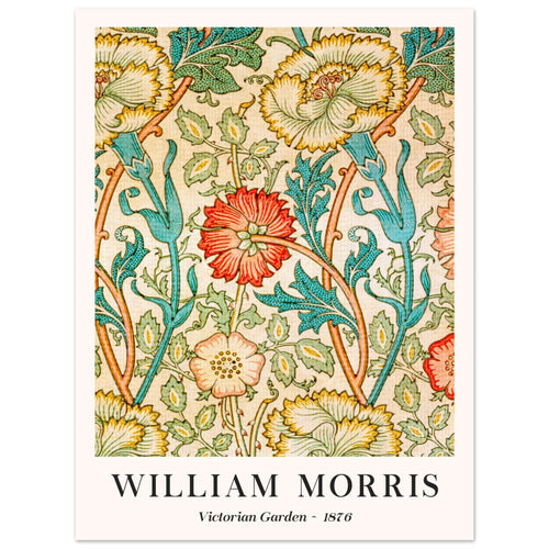Artfulprints  William Morris - Victorian garden 1876   poster 30x40 cm - vtwonen shop
