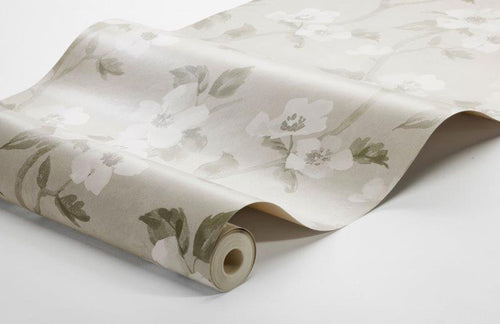 Borastapeter behang bloemen beige - 53 cm x 10.05 m - 660239 - vtwonen shop