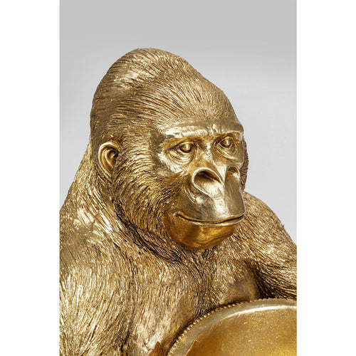 Kare Design Woonaccessoires gouden gorilla snede - vtwonen shop