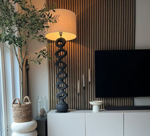 Giga Meubel Vloerlamp Savio - Zwart - vtwonen shop