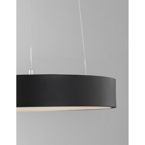 Merano Bancroft 38cm Geïntegreerde LED Hanglamp Plafondlamp Sandy Zwart Aluminium LED 30W 1950Lm 3000K