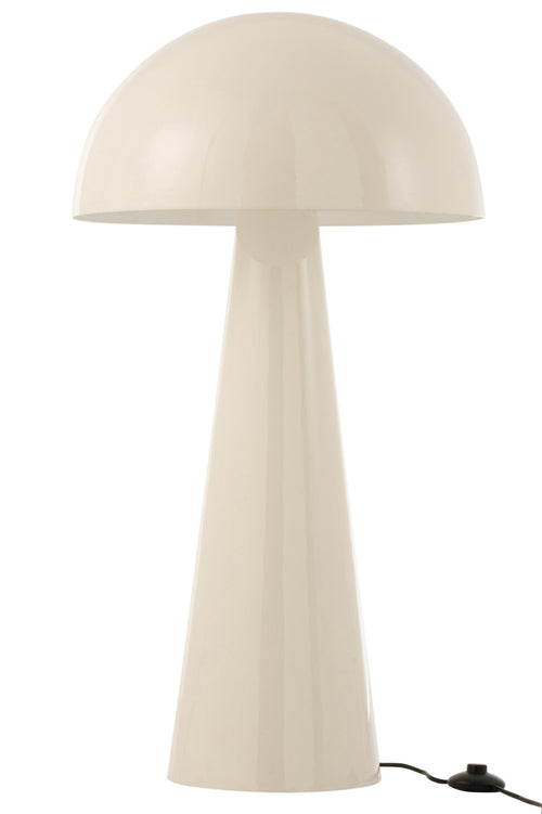 J-Line lamp Paddenstoel - metaal - wit - extra large