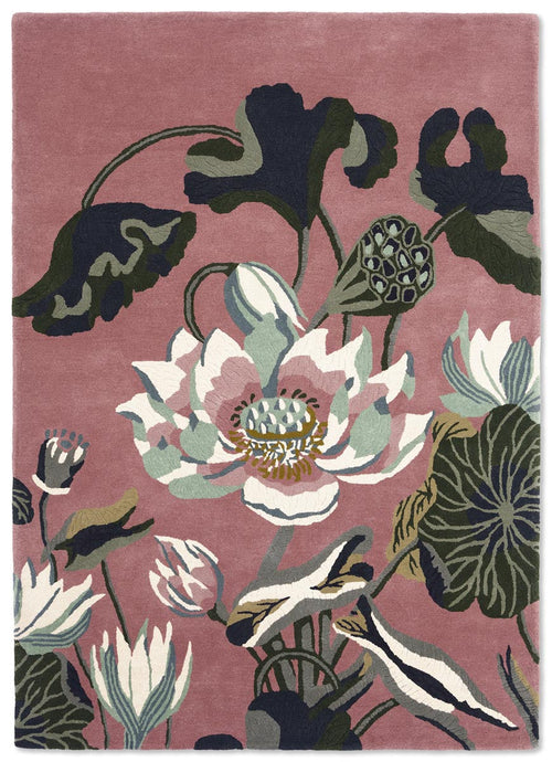 Vloerkleed Wedgewood Waterlily dusty rose 038602 170x240 cm - vtwonen shop