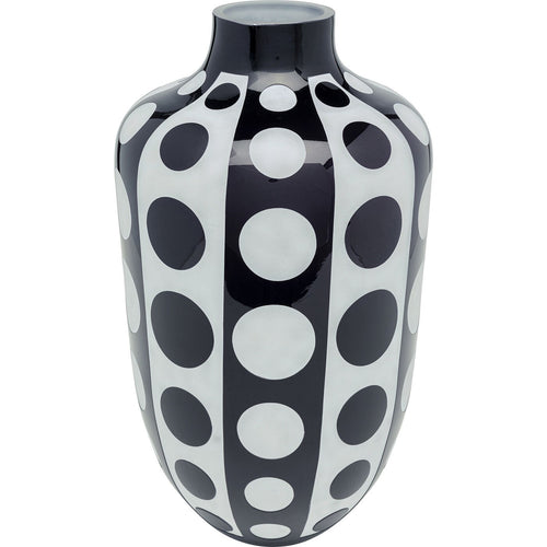 Kare Design Vaas Brillar zwart en wit 45cm