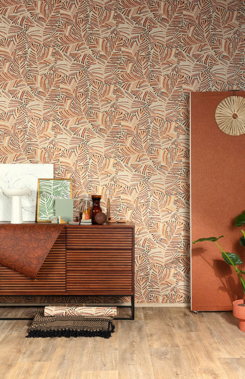 Masureel behang bladeren beige - 53 cm x 10.05 m - 632052 - vtwonen shop