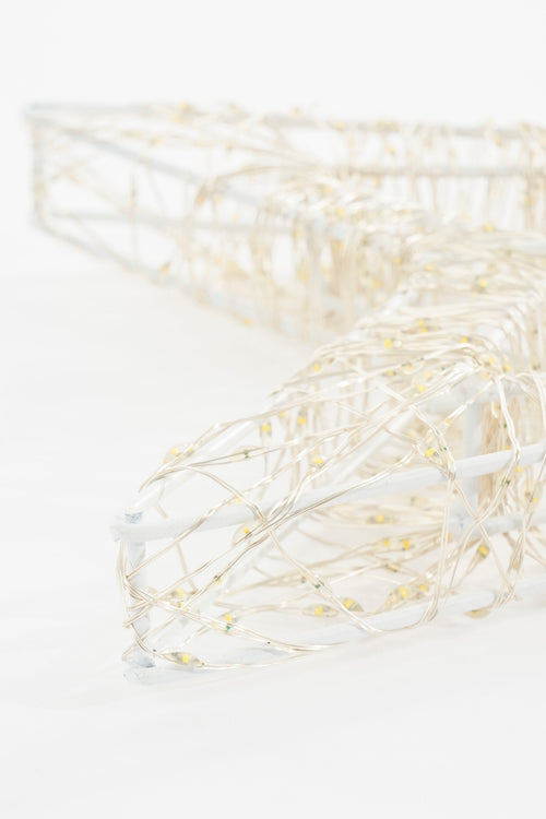 Luca Lighting Ster Hangend met Warm Witte LED Verlichting - Ø36 cm - Metaal - Wit - vtwonen shop