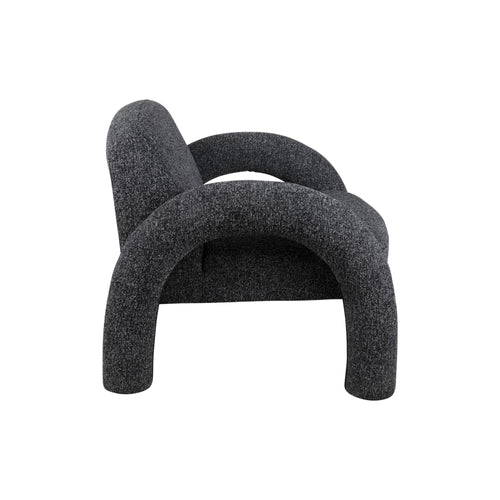 Leitmotiv stoel Brazo Melange - zwart - 88x74x74cm - vtwonen shop