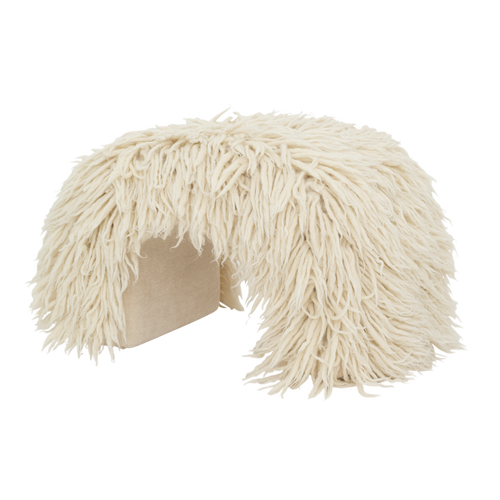 Urban Nature Culture poef Bjarne - Off White - 50x30x35cm - vtwonen shop