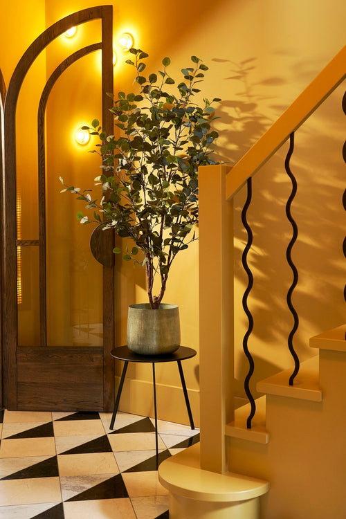 Mica Decorations Benson Bloempot - H16 x Ø19 cm - Metaal - Lichtgrijs - vtwonen shop