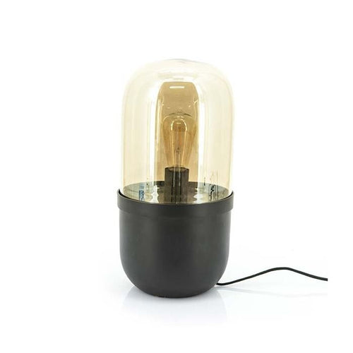 FurniLux Maverick Tafellamp Zwart -  Industrieel Design - 20x20x43cm - vtwonen shop