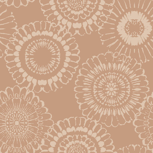 ESTAhome behang bloemen terracotta - 50 x 900 cm - 139824