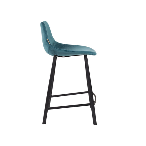 Dutchbone Franky Barkrukken Blauw 65 cm - Set van 2 - vtwonen shop