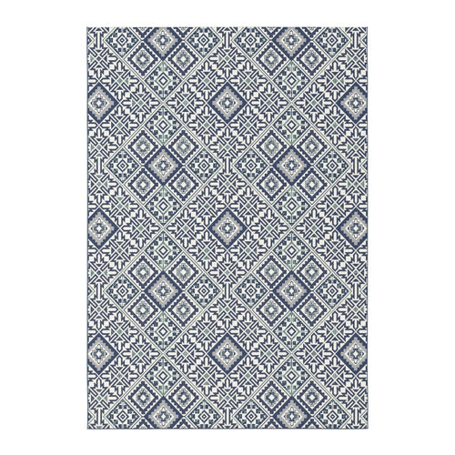 AFK Living vloerkleed Nazare - voor binnen en buiten - blauw - 160 x 230 cm
