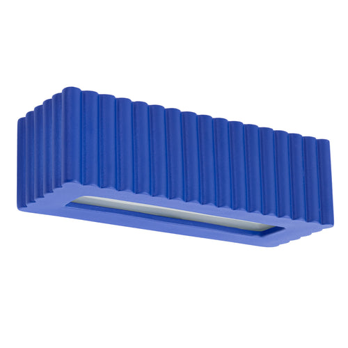 Sollux Lighting Wandlamp keramiek RIGATA ultramarijn - 34x12x10cm
