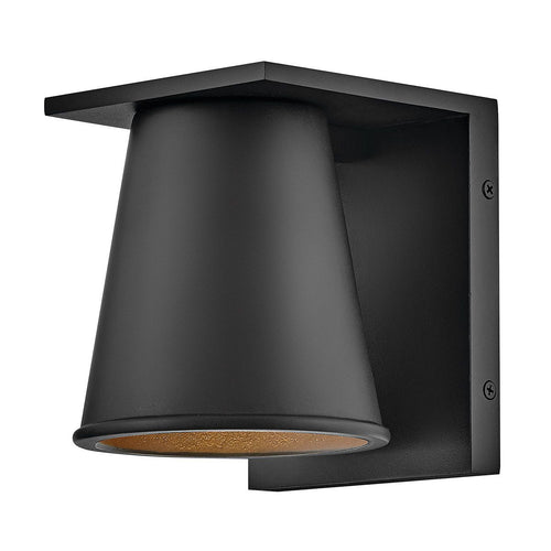 Außenwandleuchte Modern Strukturiert Schwarz 2700K IP44 1x GU10