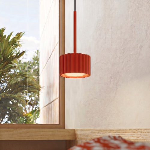Sollux Lighting Hanglamp AURA 1 rood Gx53 - 10x10x125cm