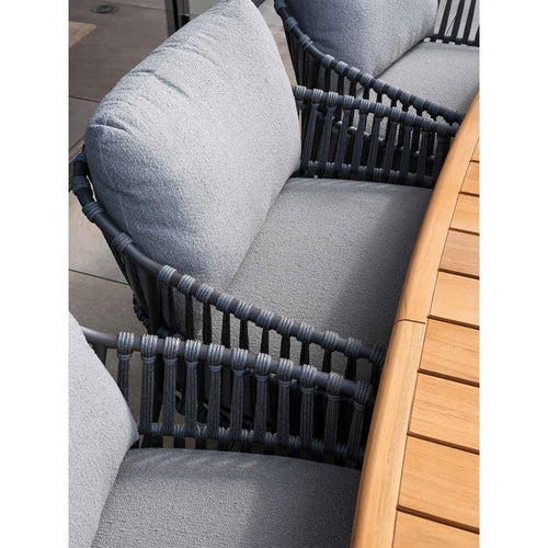 4 Seasons lage lounge dining stoel Capalbio bruin - vtwonen shop