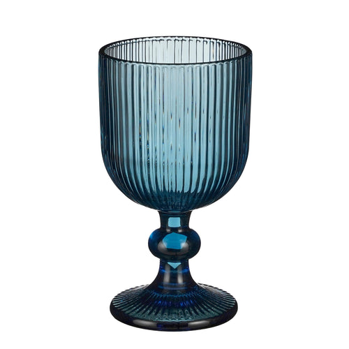 Mica Decorations Merlot Wijnglas - 250 ml - Glas - Blauw