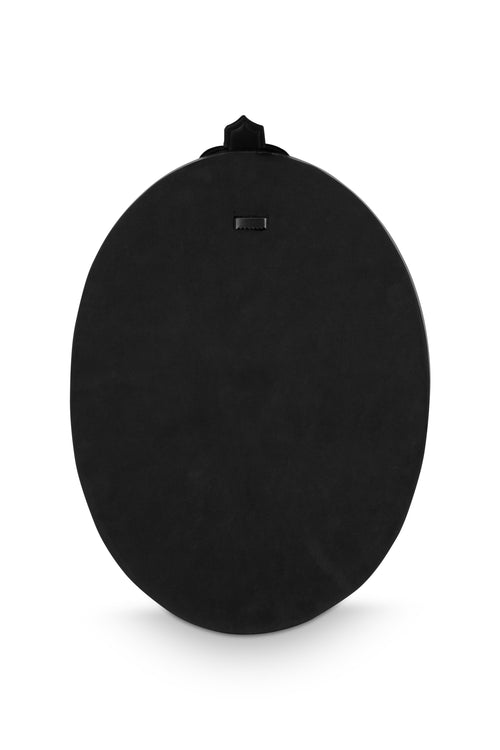 vtwonen Wandspiegel - Ovaal - Zwart - 56x35cm - vtwonen shop