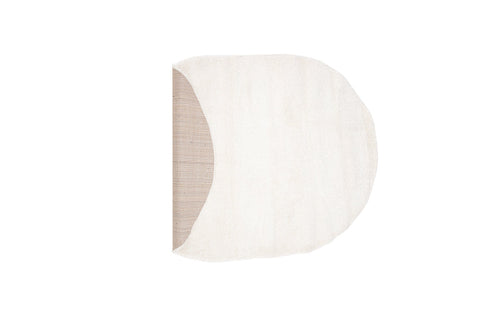 Rebellenclub Vloerkleed Dorris Ovaal - wit - 340 x 240 cm