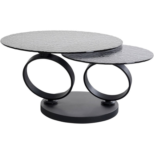 Kare Design Salontafel Beverly Bubble zwart
