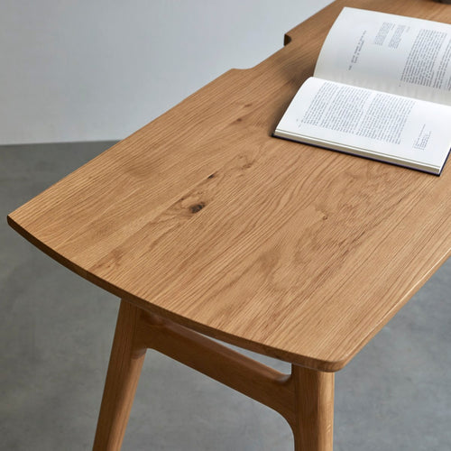 Tikamoon Massief eiken bureau - Naturel - vtwonen shop