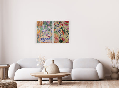Set 2 Canvas 60x40 Matisse Hout