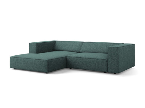 Cosmopolitan Design linker hoekbank Arendal 3-zits, chenille, olie - 166x224x70cm