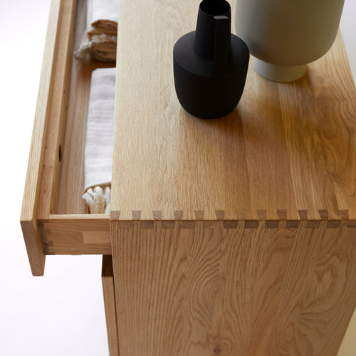 Tikamoon Massief eikenhouten buffet 185 cm - Naturel