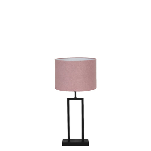 Light & Living tafellamp Shiva/Livigno - zwart, roze - 30x30x62cm