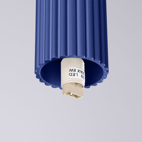 Sollux Lighting Plafondlamp HALO ultramarijn IP44 - 12x12x21cm