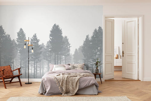 Komar fotobehang bomen grijs - 350 x 250 cm - 611641 - vtwonen shop
