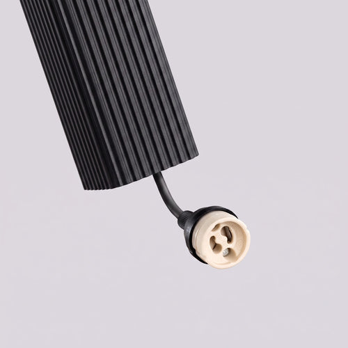 Sollux Lighting Hanglamp RAYO 1 zwart - 8x8x118cm
