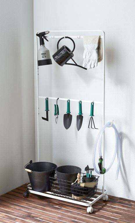 Yamazaki Opbergrek met Wieltjes - Tower - Wit - vtwonen shop