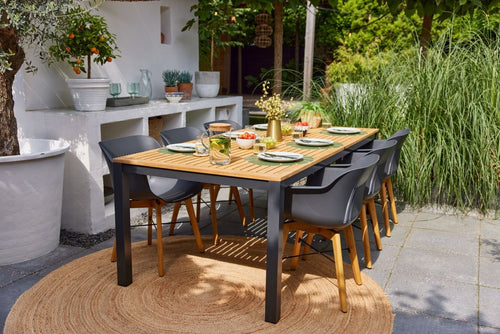 Hartman Tuintafel Sonata - Naturel Teakhout - 220x100x74cm - vtwonen shop