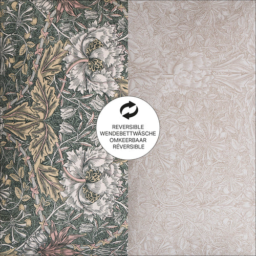William Morris at Home Dekbedovertrek lits-jumeaux Honeysuckle and Tulip 230 x 220cm
