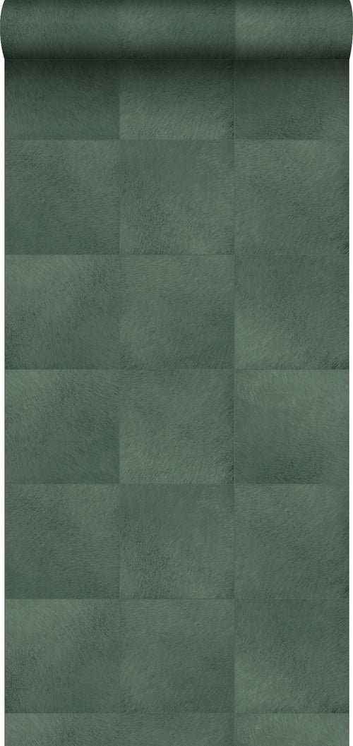 Sanders & Sanders behang dierenhuid vergrijsd zeegroen - 53 cm x 10 m - 640093 - vtwonen shop
