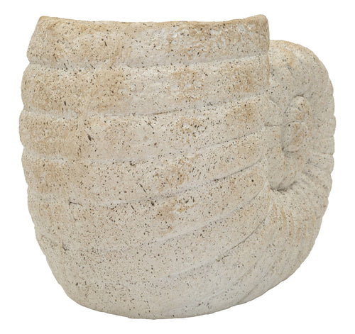 Mauro Ferretti schelpvaas - 33x19x23 cm - beige